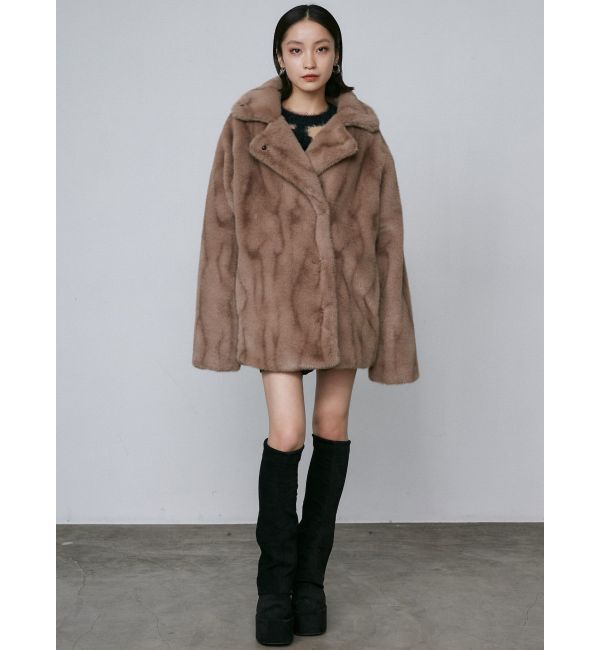 EMODA「ミディフェイクファーコート」|その他|
