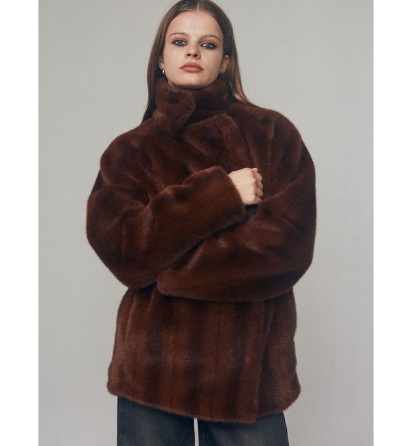 EMODA「ミディフェイクファーコート」|その他|