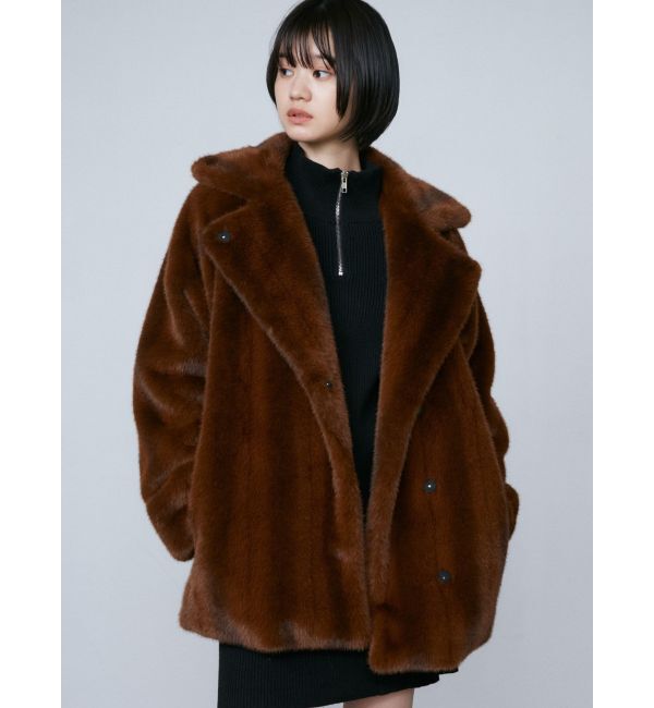 EMODA「ミディフェイクファーコート」|その他|