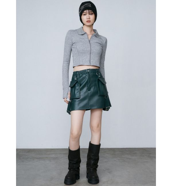 EMODA「リブカッティングトップ」|Tシャツ・カットソー|