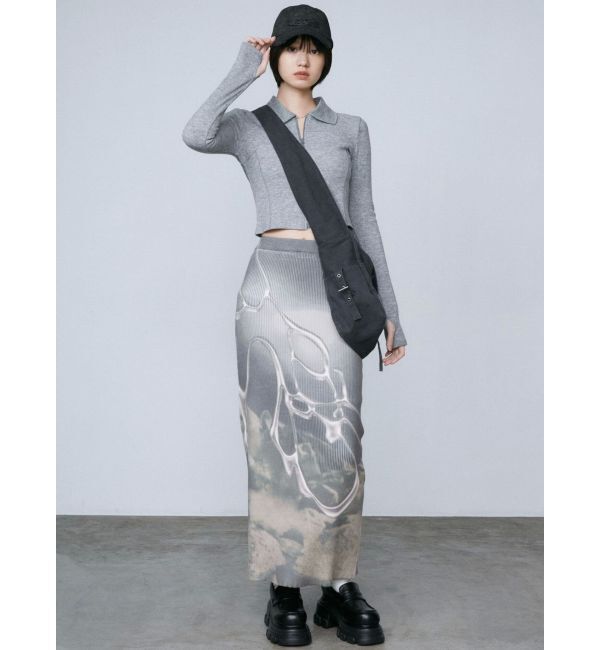 EMODA「リブカッティングトップ」|Tシャツ・カットソー|