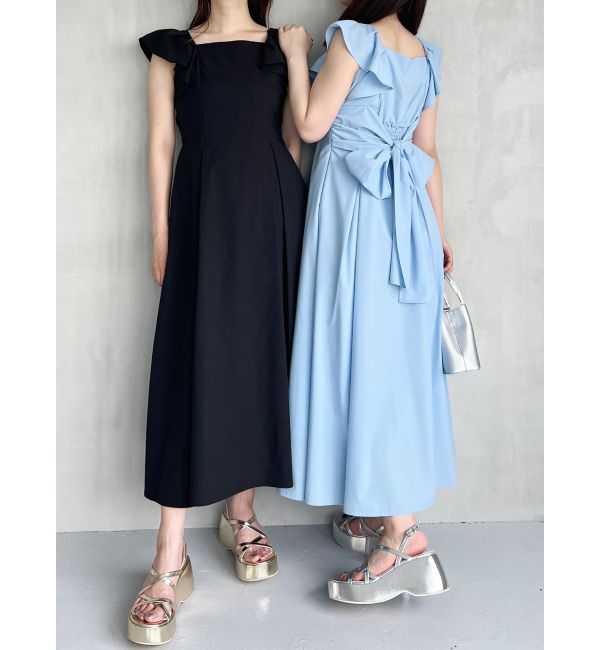 MERCURYDUO「メタリックストラップサンダル」|サンダル|