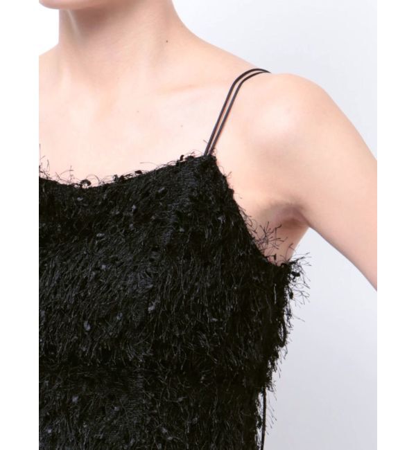 MERCURYDUO「フェザーフレアキャミワンピース」|ワンピース|