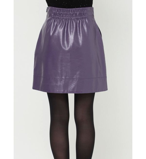 MERCURYDUO「フェイクレザーミニスカート」|スカート|