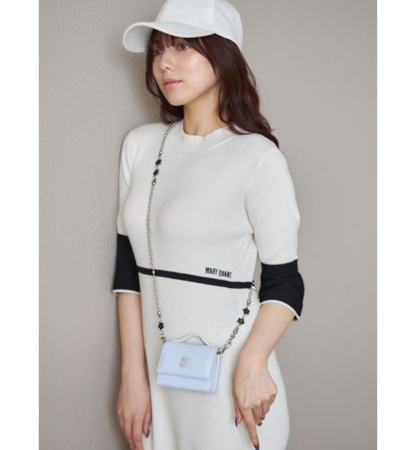 MERCURYDUO「【MARY QUANTコラボ】デイジースマホショルダー&ストラップ」|チャーム・キーホルダー|