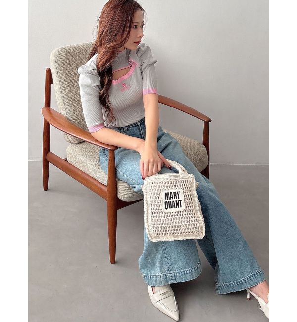 MERCURYDUO「【MARY QUANTコラボ】クロシェ風ロゴバッグ」|その他|