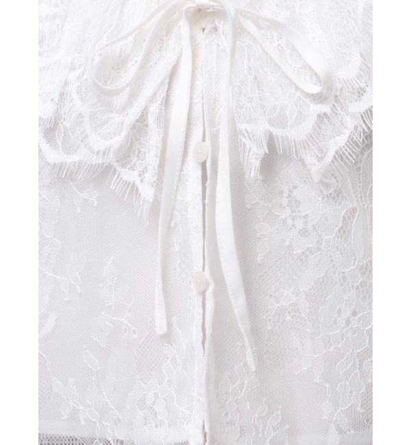 MERCURYDUO「レースクロップドブラウス」|シャツ・ブラウス|