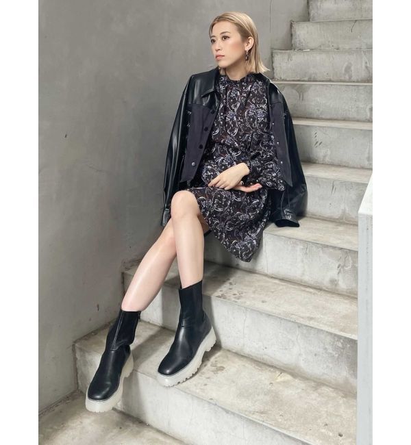 MURUA「ガムソールサイドゴアブーツ」|ショートブーツ|