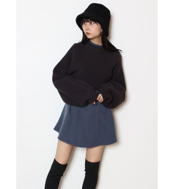 MURUA「ボア&times;フェイクムートンリバーシブルバケットハット」|ハット|