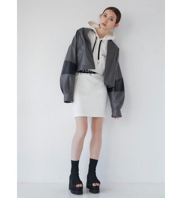 MURUA「スポンジングロゴミニスカート」|スカート|