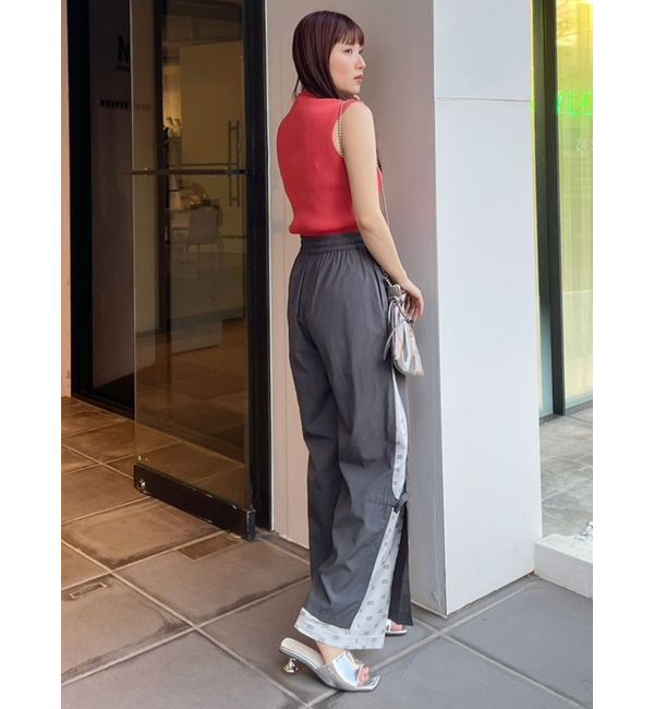 MURUA「メッシュロゴナイロンカーゴフレアパンツ【2way】」|その他|