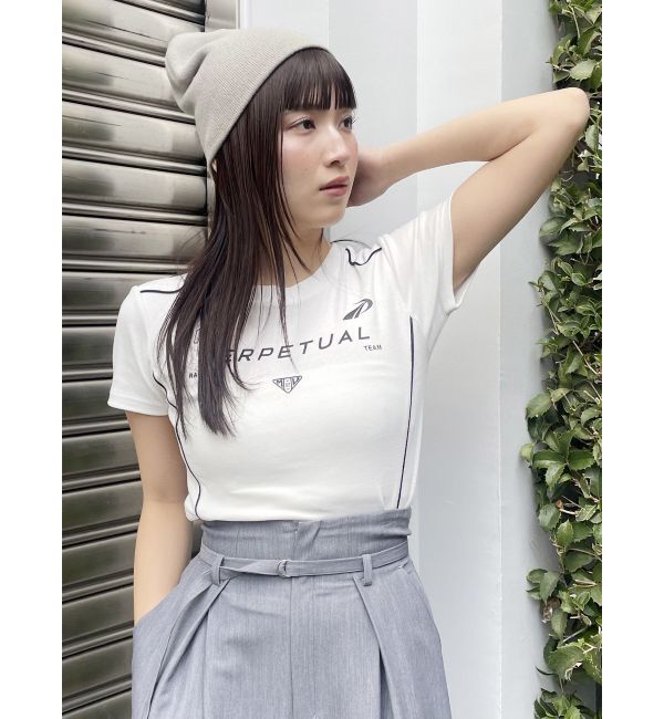 MURUA「レーシングミニTシャツ」|Tシャツ・カットソー|