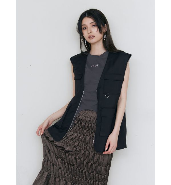 MURUA「カーゴポケットジレ」|ベスト・ジレ|