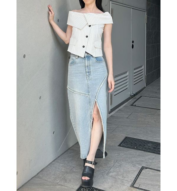 MURUA「オフショルマニッシュブラウス」|シャツ・ブラウス|