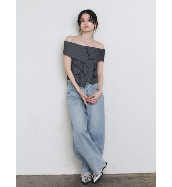 MURUA「オフショルマニッシュブラウス」|シャツ・ブラウス|