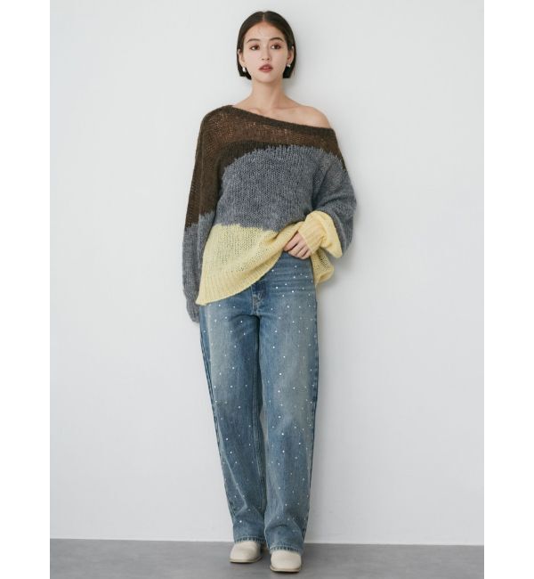 MURUA「ブロックシアーニット【WEB限定】」|ニット・セーター|