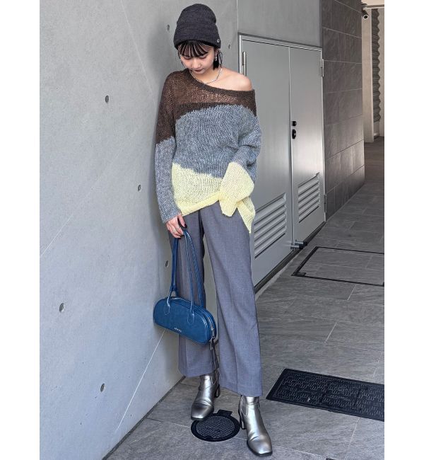 MURUA「ブロックシアーニット【WEB限定】」|ニット・セーター|