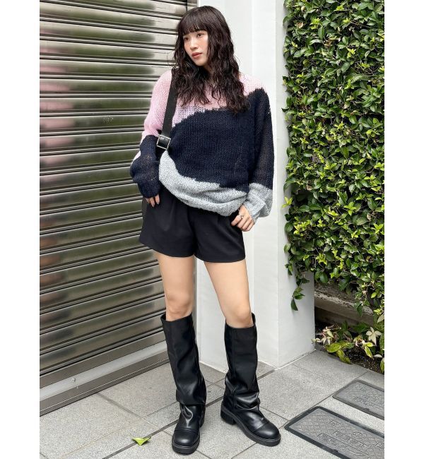 MURUA「ブロックシアーニット【WEB限定】」|ニット・セーター|