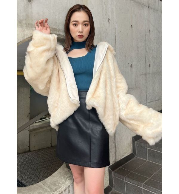 MURUA「フェイクファーブルゾン」|ブルゾン・スタジャン|