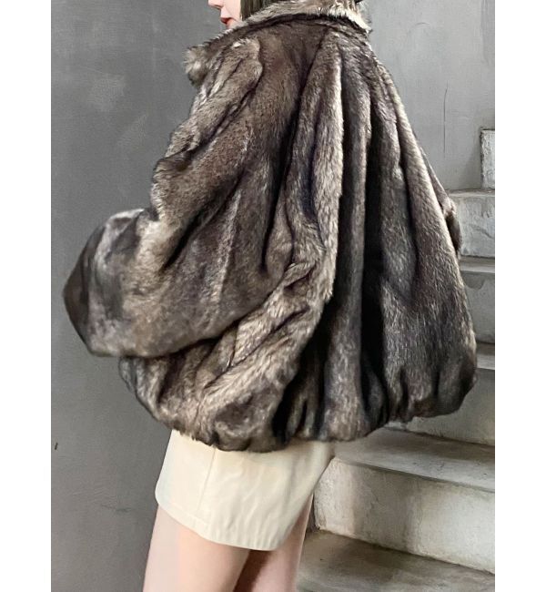 MURUA「フェイクファーブルゾン」|ブルゾン・スタジャン|