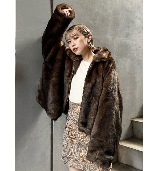 MURUA「フェイクファーブルゾン」|ブルゾン・スタジャン|