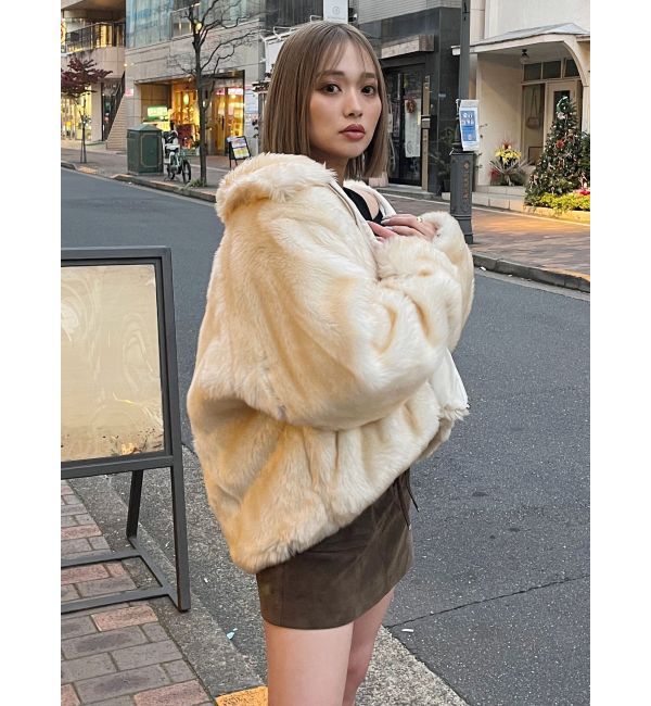 MURUA「フェイクファーブルゾン」|ブルゾン・スタジャン|