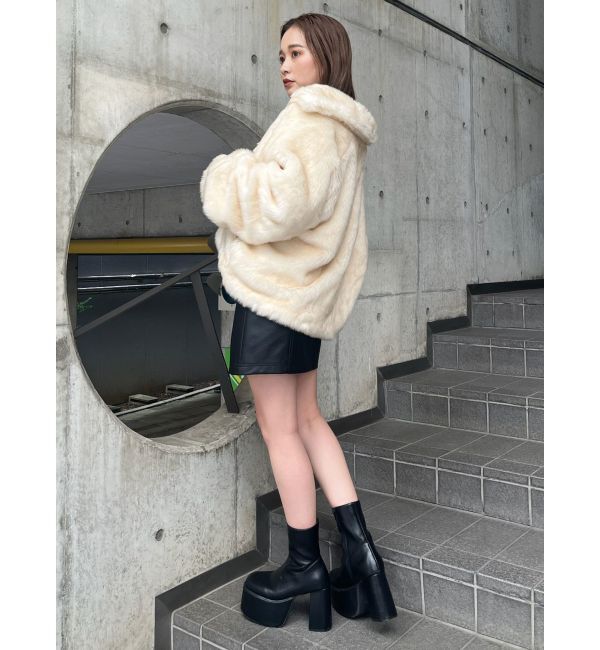 MURUA「フェイクファーブルゾン」|ブルゾン・スタジャン|