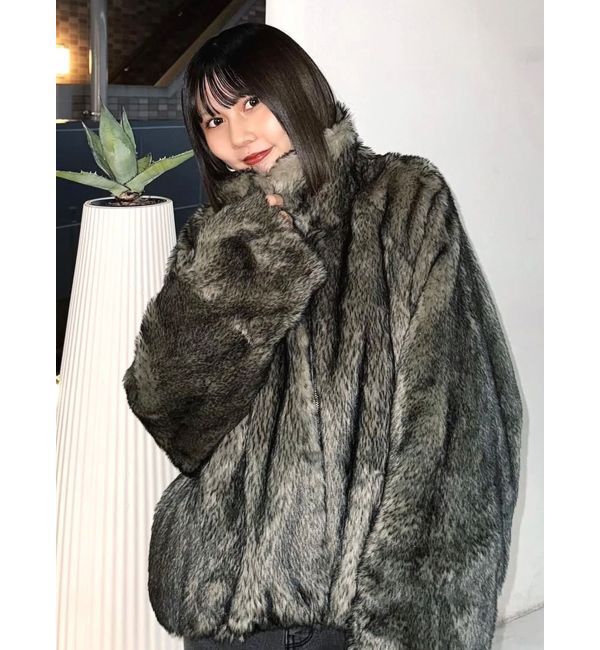 MURUA「フェイクファーブルゾン」|ブルゾン・スタジャン|