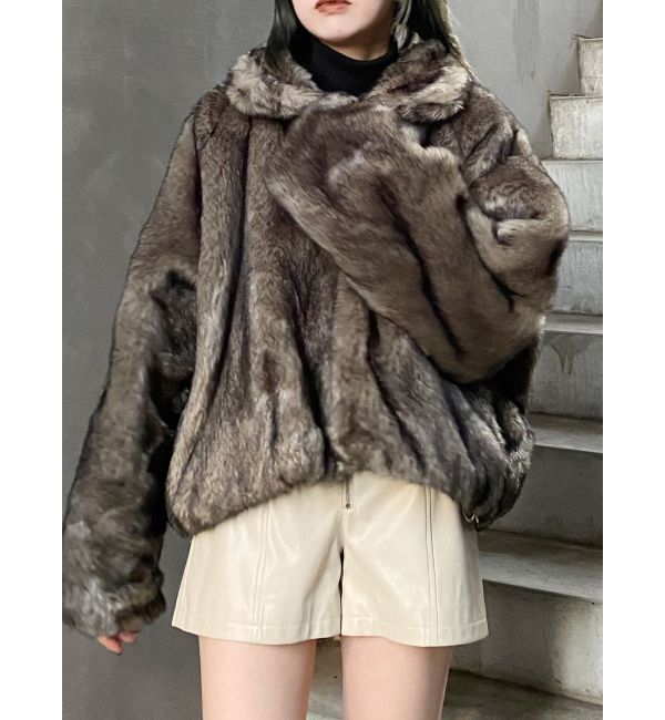 MURUA「フェイクファーブルゾン」|ブルゾン・スタジャン|