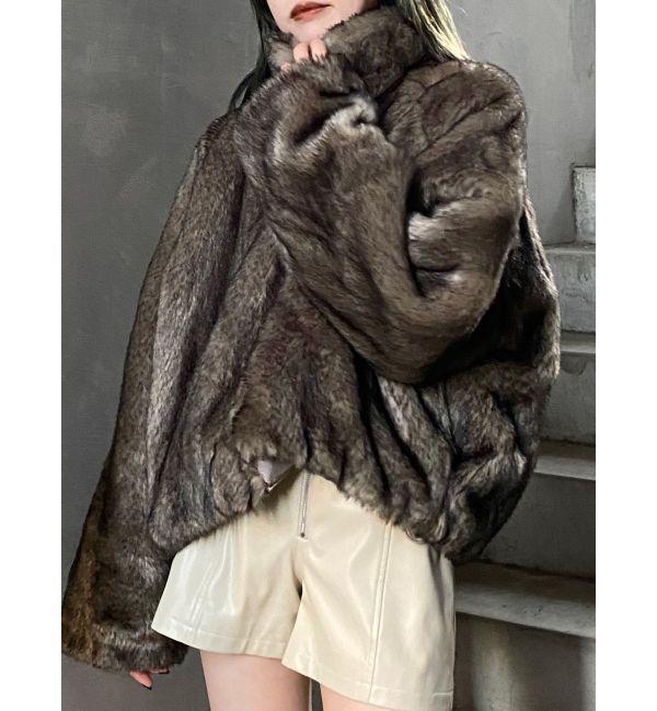 MURUA「フェイクファーブルゾン」|ブルゾン・スタジャン|