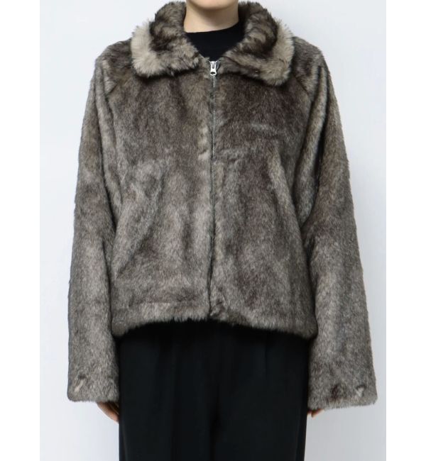 MURUA「フェイクファーブルゾン」|ブルゾン・スタジャン|