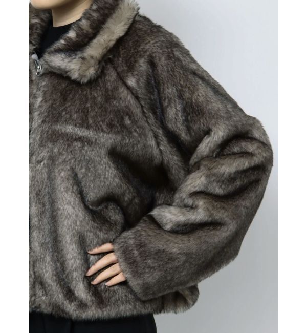 MURUA「フェイクファーブルゾン」|ブルゾン・スタジャン|