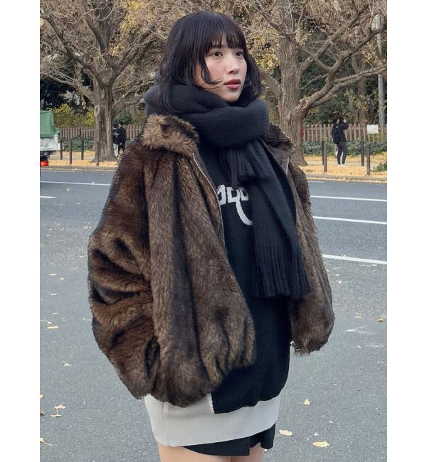 MURUA「フェイクファーブルゾン」|ブルゾン・スタジャン|