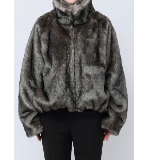 MURUA「フェイクファーブルゾン」|ブルゾン・スタジャン|