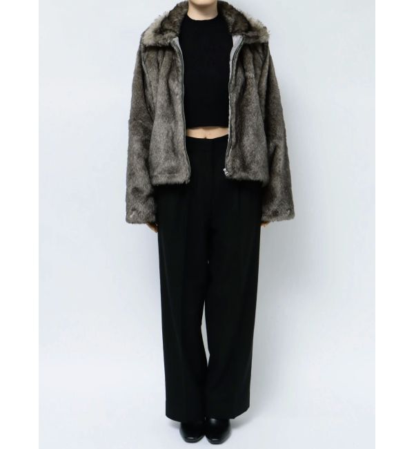 MURUA「フェイクファーブルゾン」|ブルゾン・スタジャン|