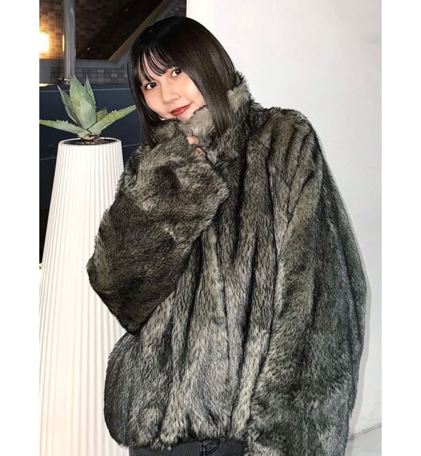 MURUA「フェイクファーブルゾン」|ブルゾン・スタジャン|