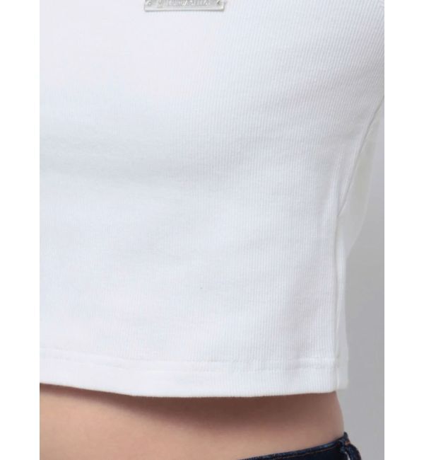 MURUA「プレートクロップドトップス」|Tシャツ・カットソー|