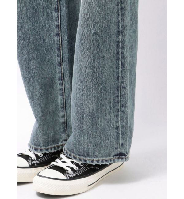 Ungrid「ハイウエストルーズストレートデニム」|デニム|