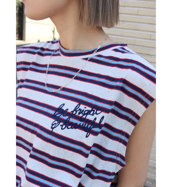 Ungrid「Sobrante by mixta別注 マルチボーダータンクトップ」|Tシャツ・カットソー|