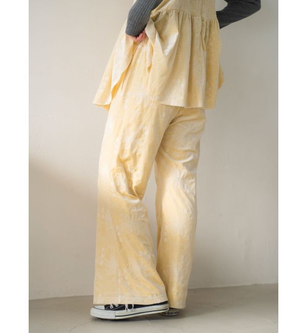 Ungrid「ベロア刺繍ラフパンツ」|その他|