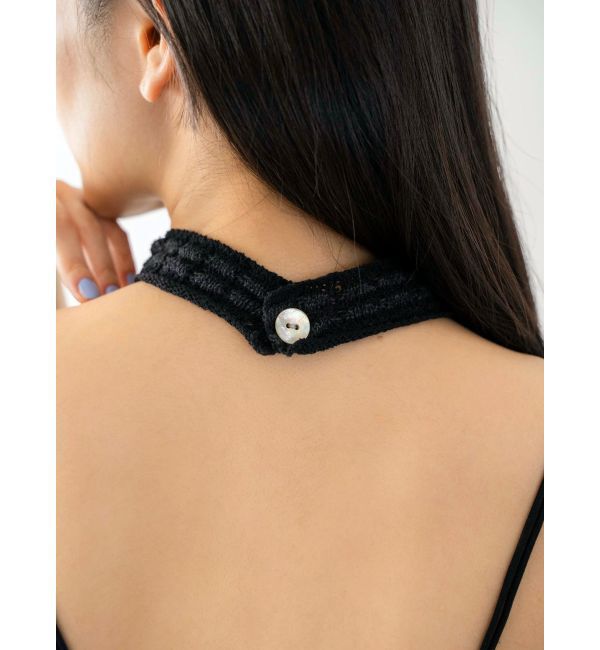 Ungrid「ホルターネックデザインニット」|タンクトップ|