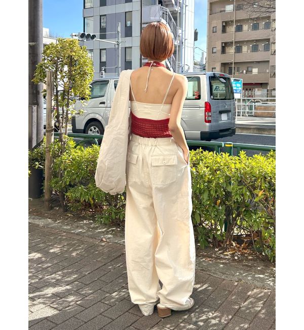 Ungrid「ホルターネックデザインニット」|タンクトップ|