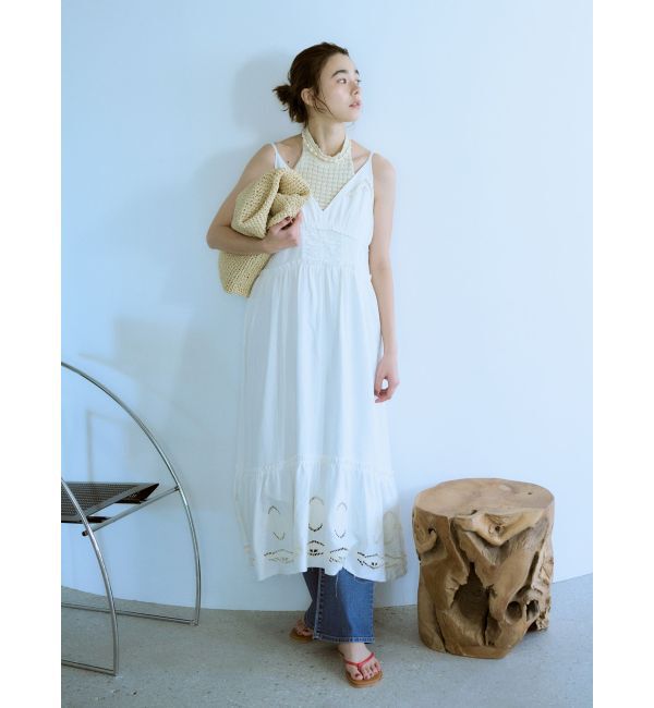 Ungrid「ホルターネックデザインニット」|タンクトップ|