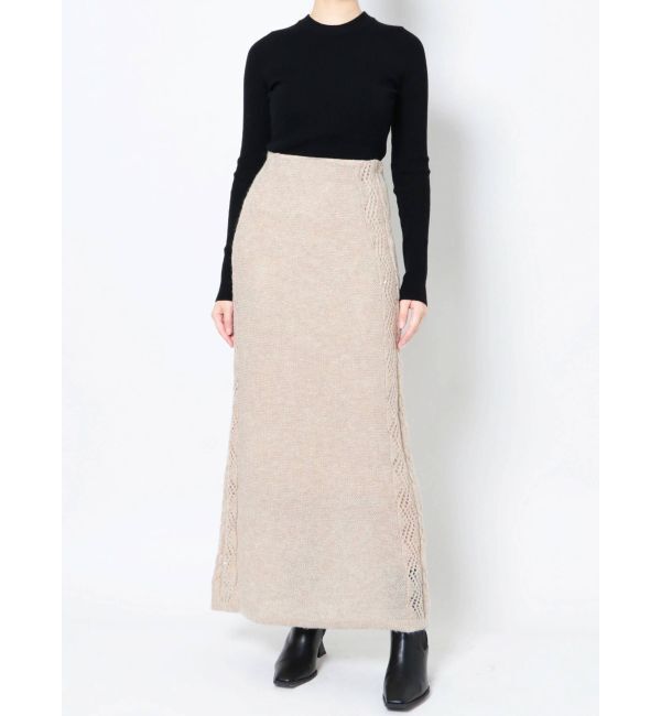 LAGUNAMOON「スパンコールニットスカート」|スカート|