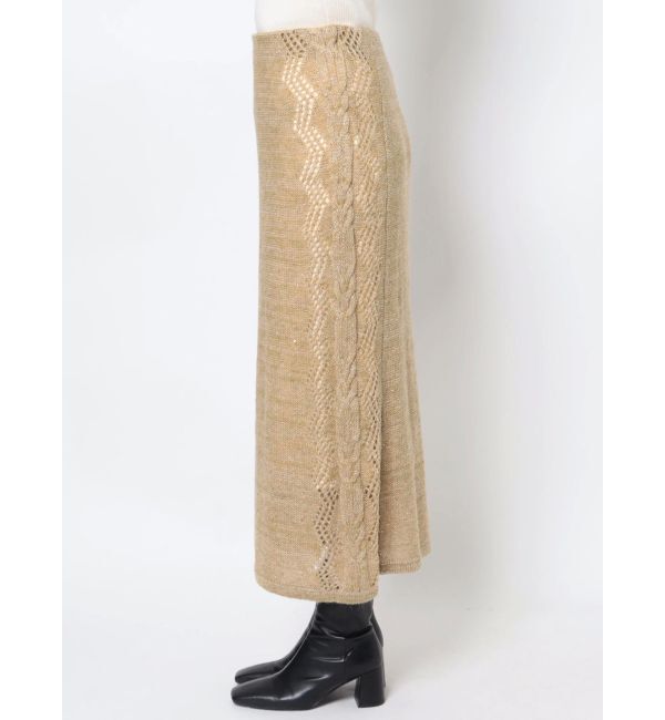 LAGUNAMOON「スパンコールニットスカート」|スカート|