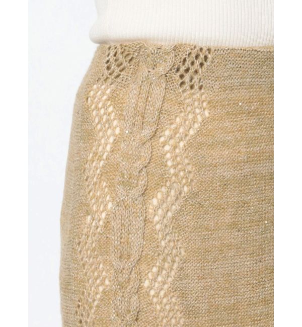 LAGUNAMOON「スパンコールニットスカート」|スカート|