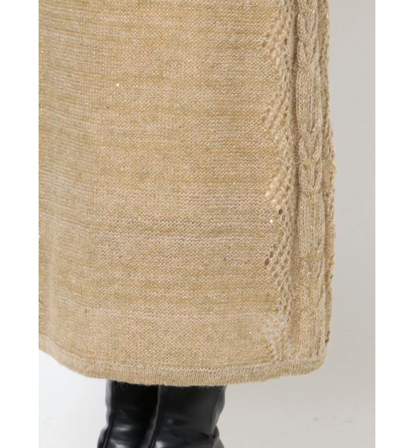 LAGUNAMOON「スパンコールニットスカート」|スカート|