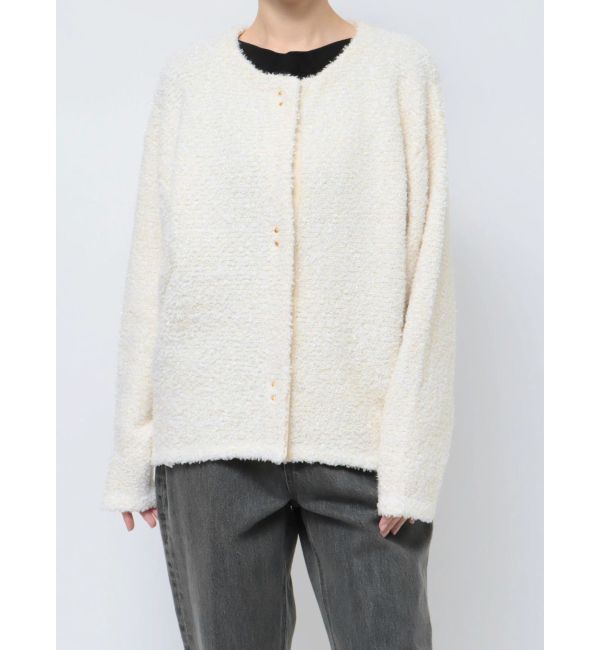 LAGUNAMOON「ラメツイードニットカーディガン」|カーディガン|