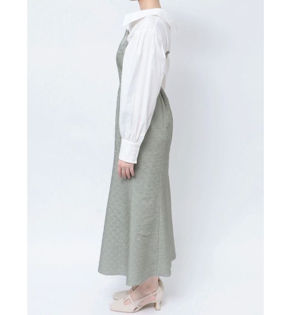 LAGUNAMOON「シャツドッキングエンボスワンピース」|ワンピース|