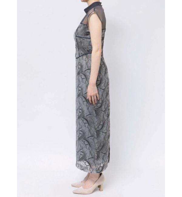 LAGUNAMOON「LADYメッシュエンブロイダリードレス」|ドレス|